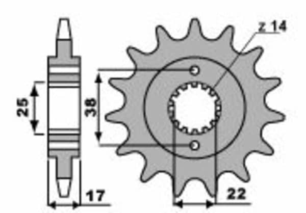 PBR Stål Standard Framdrev 2094 - 520