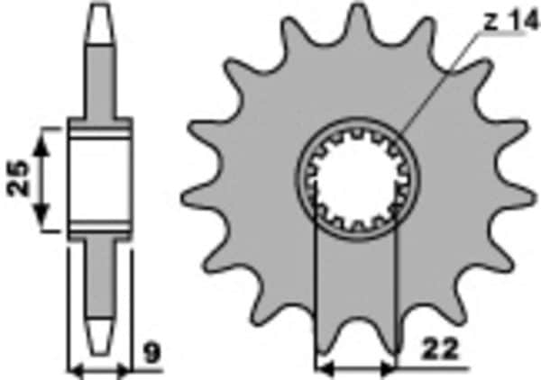PBR Stål Standard Framdrev 2097 - 520