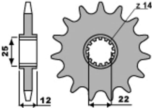 PBR Stål Standard Framdrev 2102 - 520