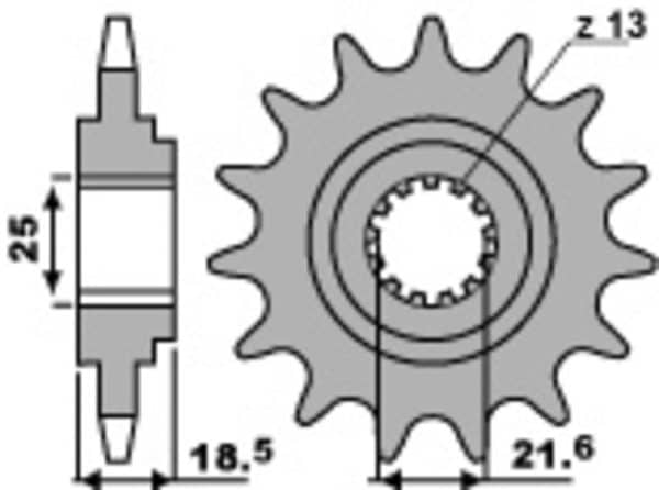 PBR Stål Standard Framdrev 2119 - 520