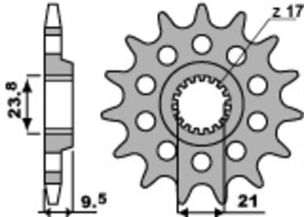 PBR Stål Standard Framdrev 2133 - 520