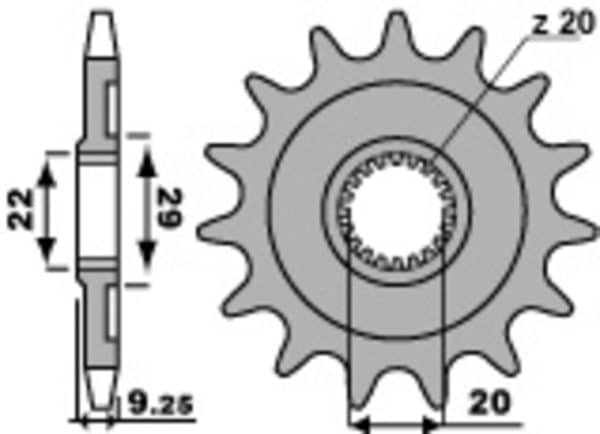 PBR Stål Standard Framdrev 2146 - 520