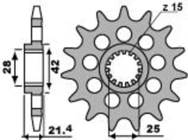 PBR Stål Standard Framdrev 2150 - 525