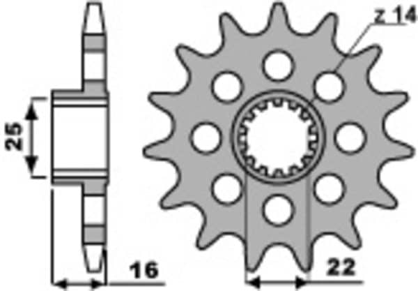 PBR Stål Standard Framdrev 2171 - 520