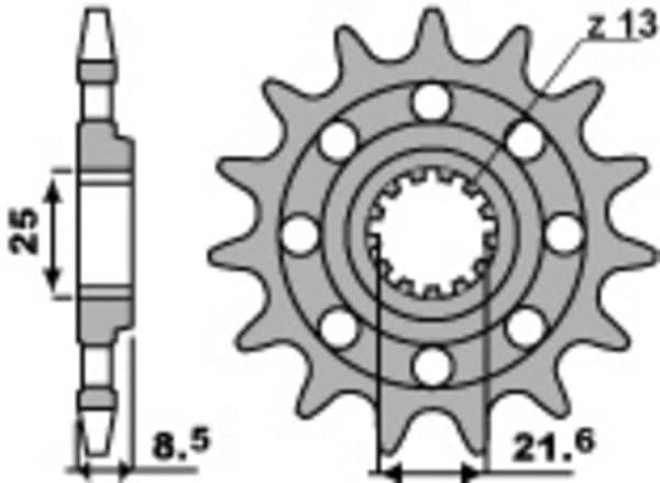 PBR Stål Standard Framdrev 2179 - 520