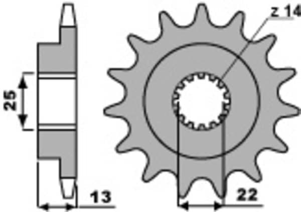 PBR Stål Standard Framdrev 2201 - 525
