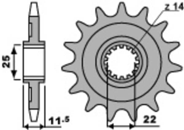 PBR Stål Standard Framdrev 2207 - 520
