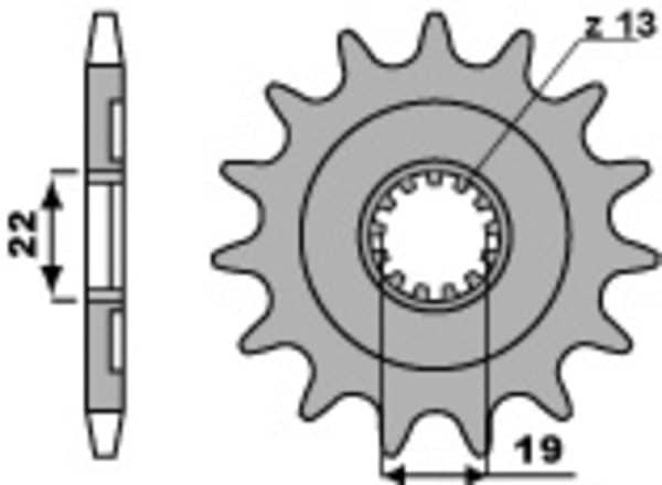 PBR Stål Standard Framdrev 2214 - 520