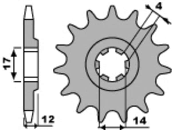 PBR Stål Standard Framdrev 2223 - 428