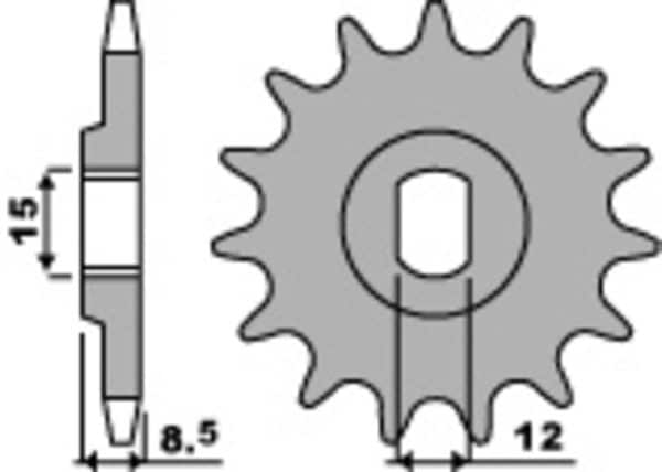 PBR Stål Standard Framdrev 2240 - 415