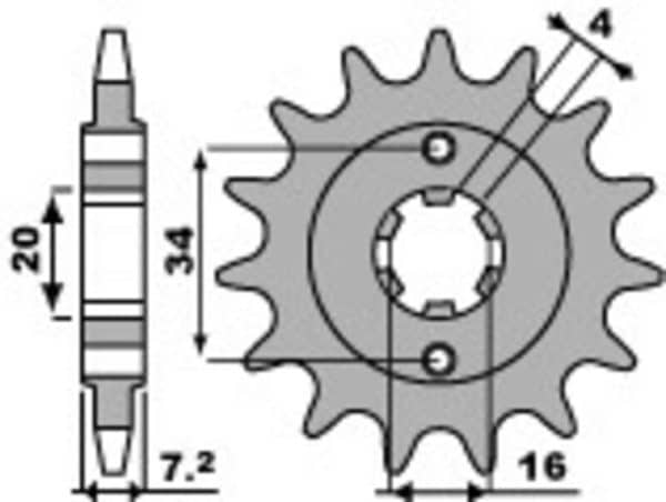 PBR Stål Standard Framdrev 2247 - 520
