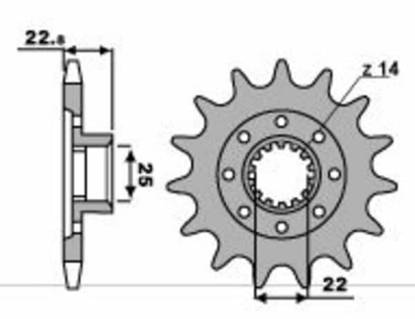 PBR Stål Standard Framdrev 2252 - 520