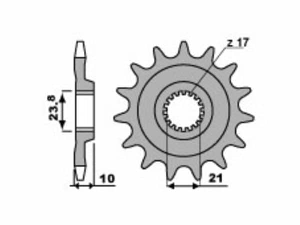 PBR Stål Standard Framdrev 2260 - 520