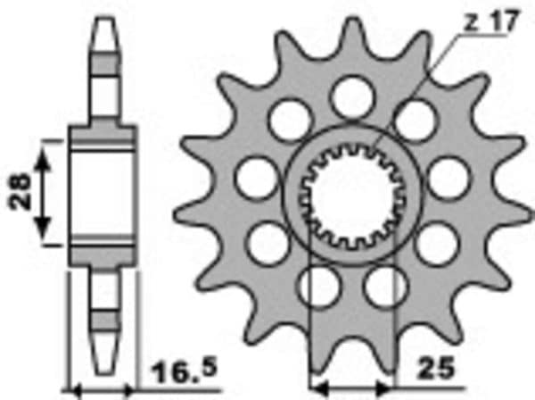 PBR Stål Standard Framdrev 2309 - 525