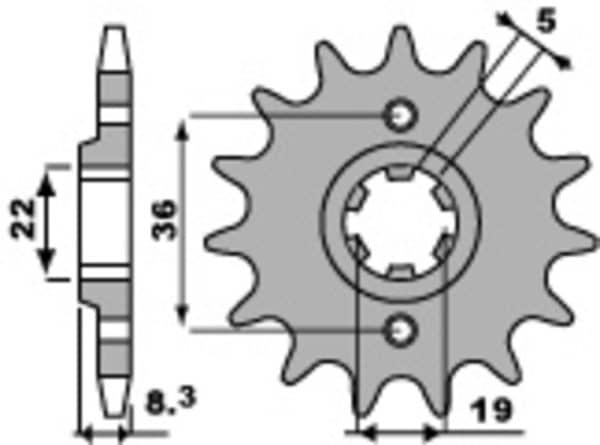 PBR Stål Standard Framdrev 2502 - 520