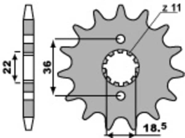 PBR Stål Standard Framdrev 2506 - 520