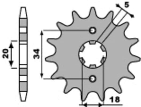 PBR Stål Standard Framdrev 264 - 428