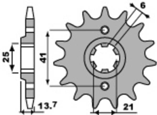 PBR Stål Standard Framdrev 268 - 530