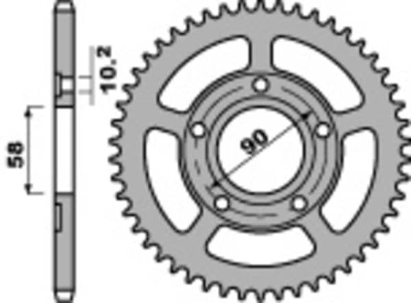 PBR Stål Standard Framdrev 281 - 520