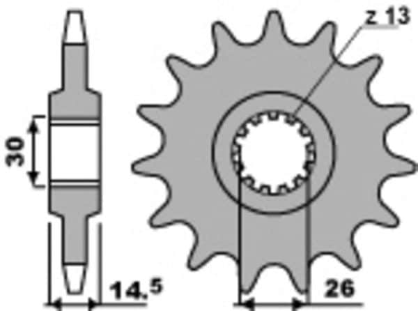 PBR Stål Standard Framdrev 330 - 630