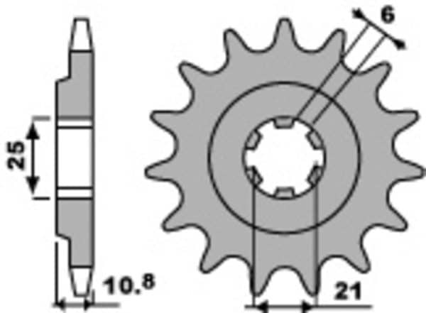PBR Stål Standard Framdrev 331 - 630