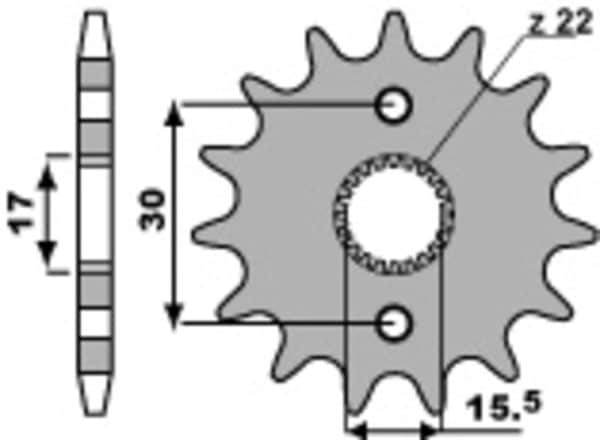 PBR Stål Standard Framdrev 332 - 420