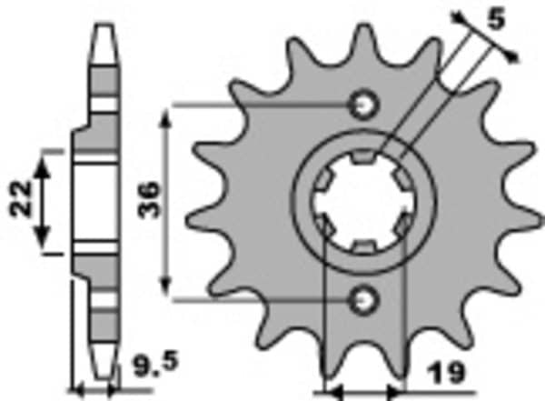 PBR Stål Standard Framdrev 337 - 520