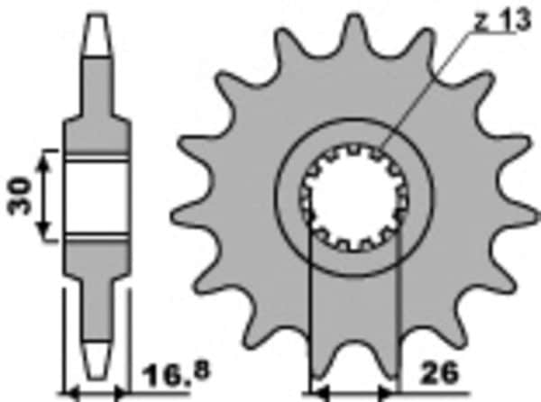PBR Stål Standard Framdrev 347 - 530