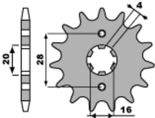 PBR Stål Standard Framdrev 422 - 520