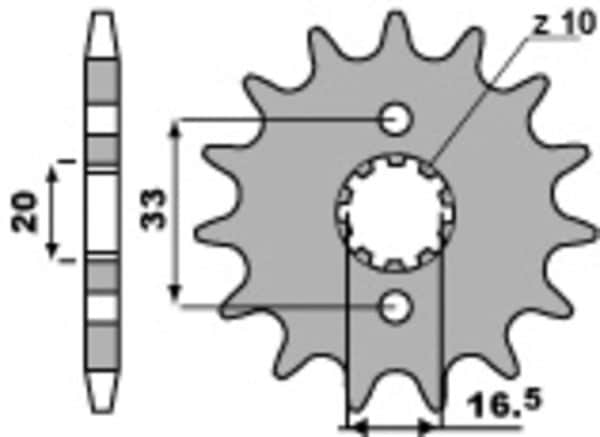 PBR Stål Standard Framdrev 430 - 520