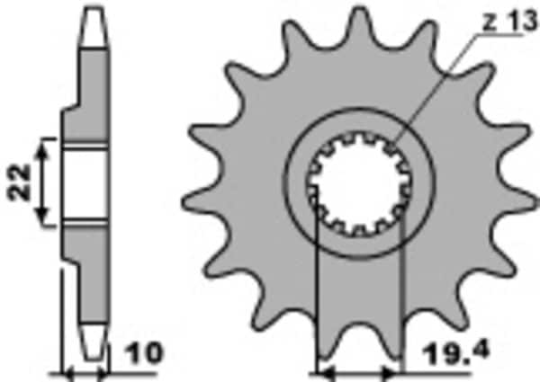 PBR Stål Standard Framdrev 435 - 520