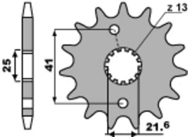 PBR Stål Standard Framdrev 438 - 520
