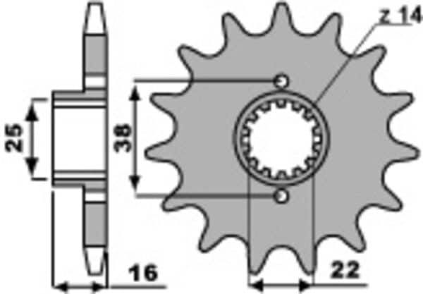 PBR Stål Standard Framdrev 490 - 520
