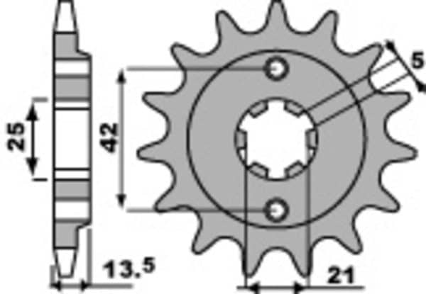 PBR Stål Standard Framdrev 494 - 530