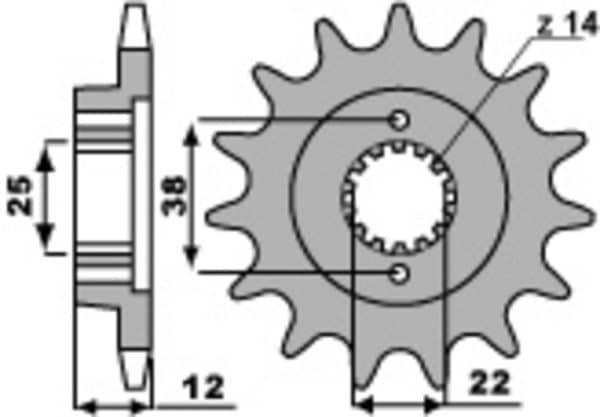 PBR Stål Standard Framdrev 495 - 520