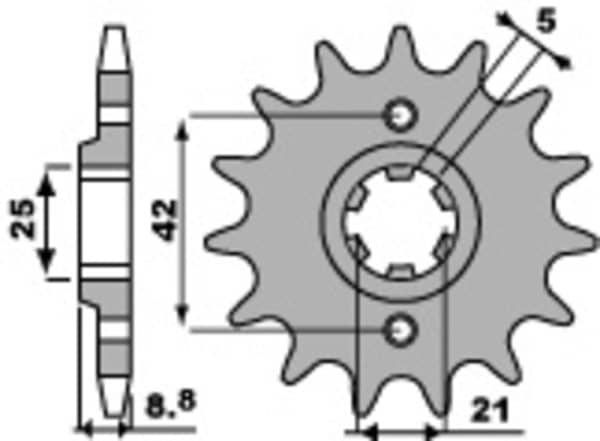 PBR Stål Standard Framdrev 507 - 520