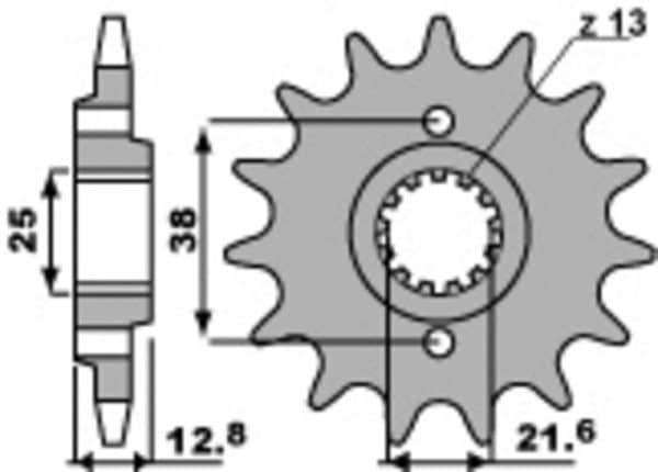 PBR Stål Standard Framdrev 511 - 520