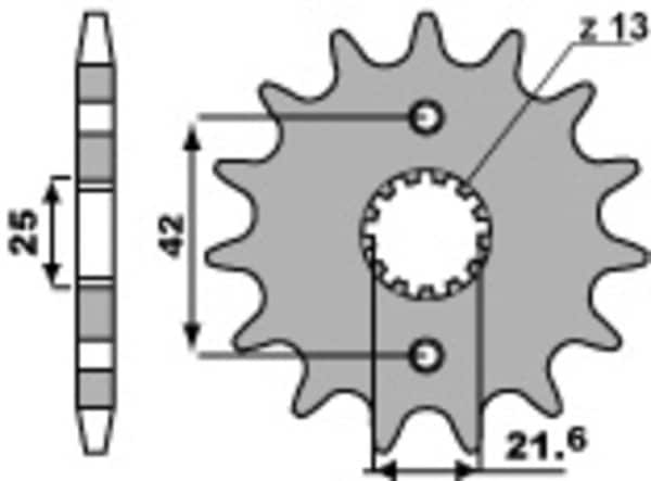 PBR Stål Standard Framdrev 513 - 530