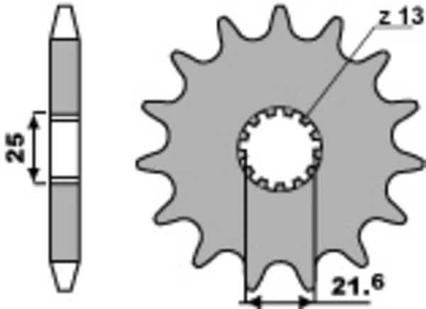 PBR Stål Standard Framdrev 518 - 630