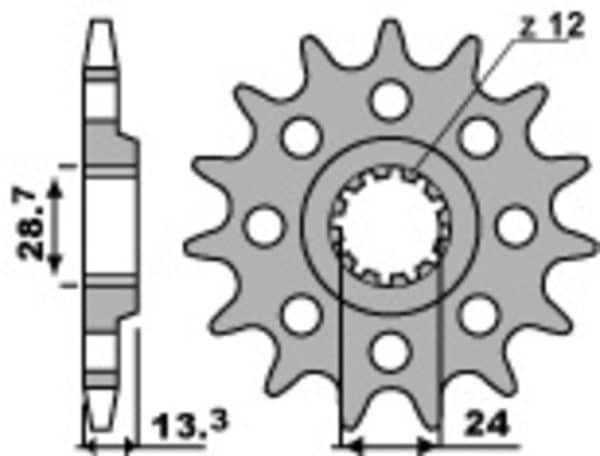PBR Stål Standard Framdrev 522 - 630