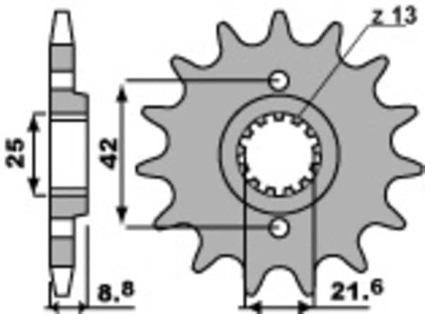 PBR Stål Standard Framdrev 523 - 520