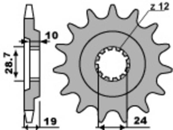 PBR Stål Standard Framdrev 532 - 530