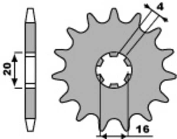 PBR Stål Standard Framdrev 560 - 420