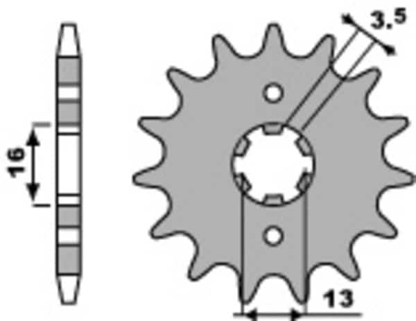 PBR Stål Standard Framdrev 563 - 420