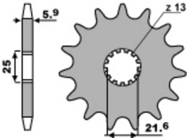 PBR Stål Standard Framdrev 565 - 520
