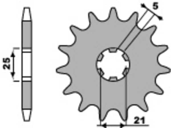 PBR Stål Standard Framdrev 567 - 530