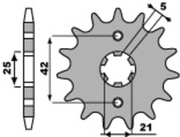 PBR Stål Standard Framdrev 572 - 520