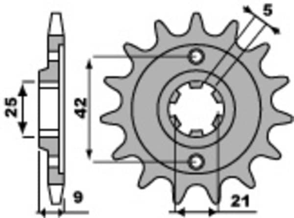 PBR Stål Standard Framdrev 576 - 428