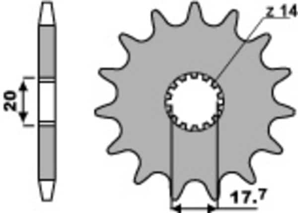 PBR Stål Standard Framdrev 577 - 428