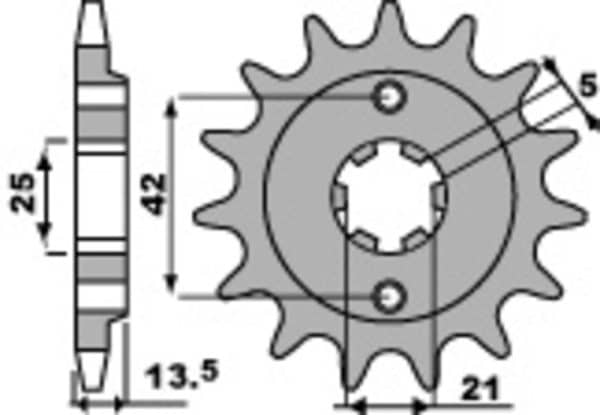 PBR Stål Standard Framdrev 723 - 520